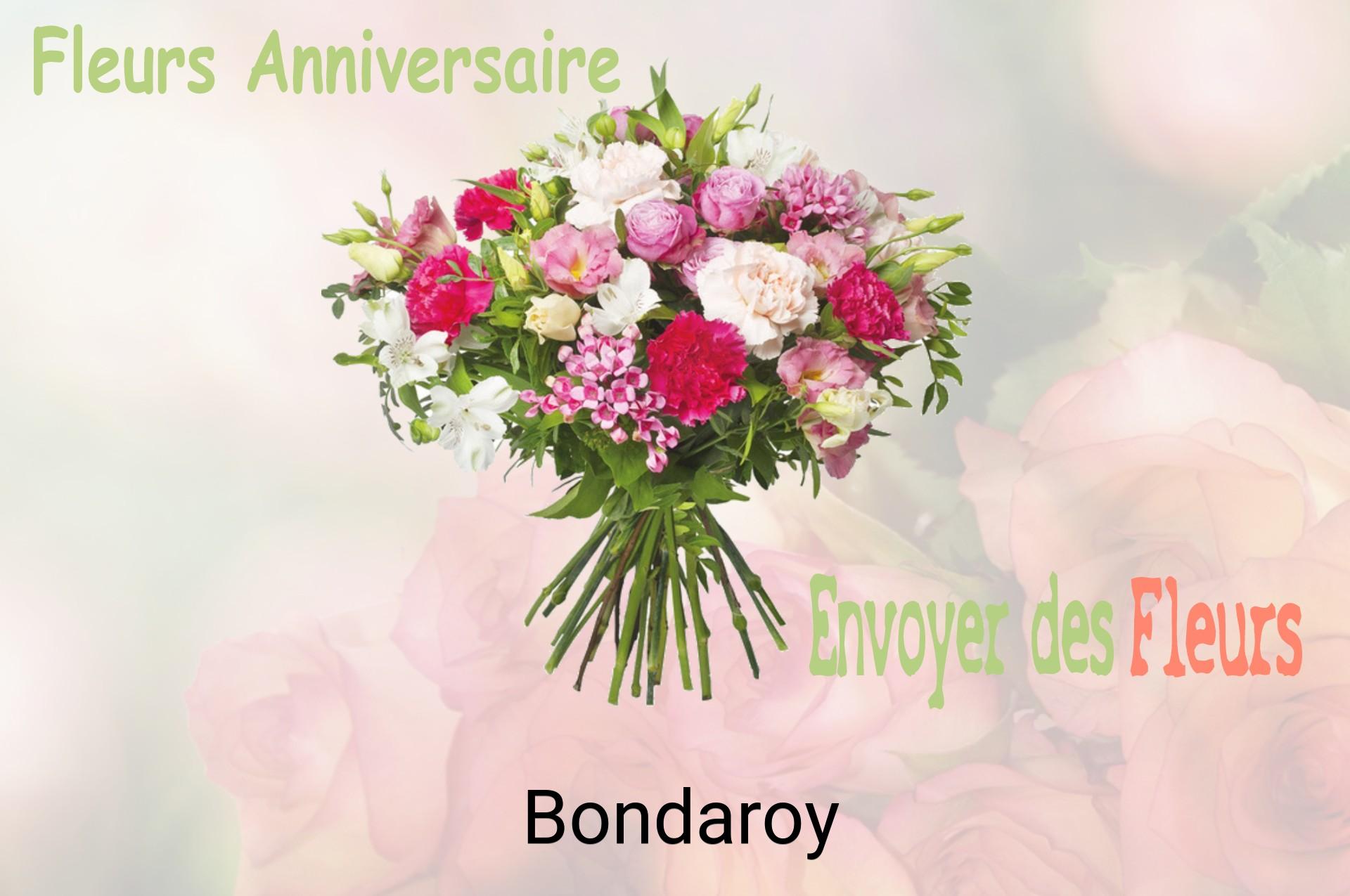 Bouquet de fleurs d’anniversaire livré à Bondaroy