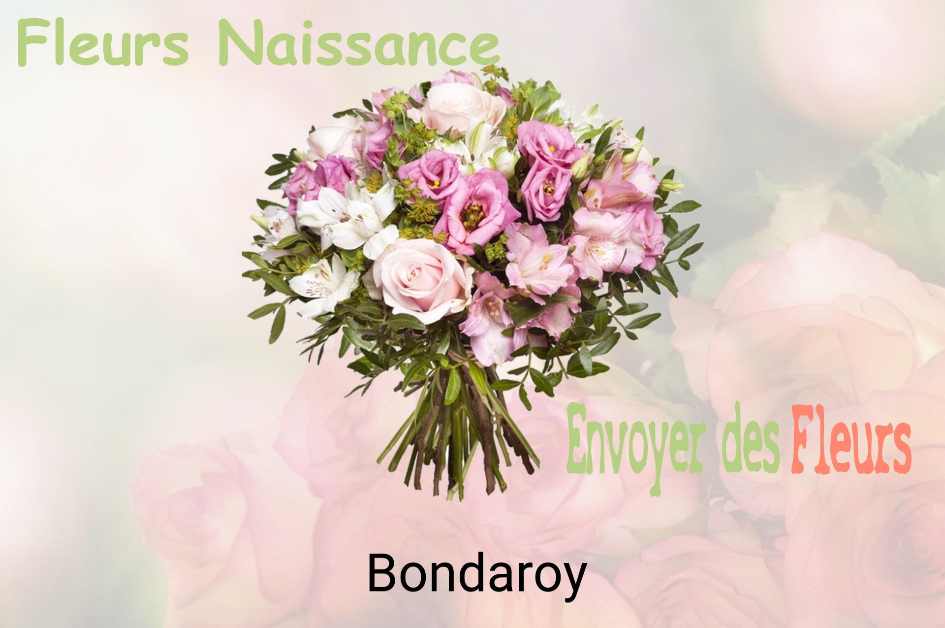 Bouquet de fleurs de naissance livré à Bondaroy